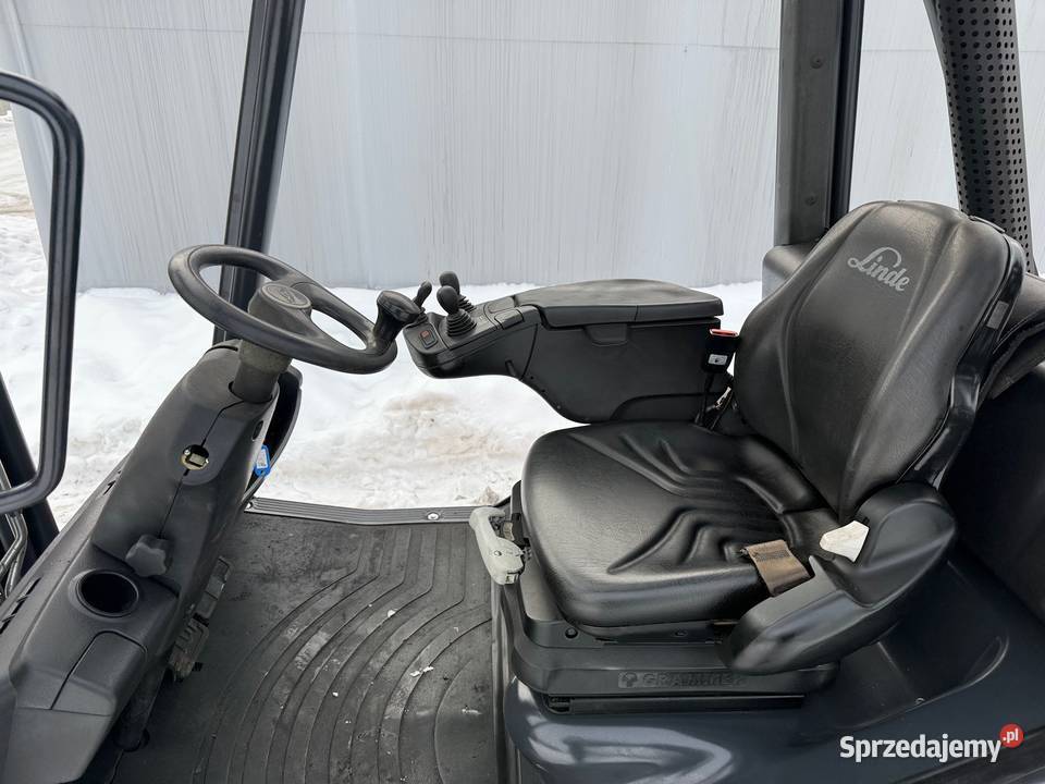 Wózek widłowy LINDE H25D triplex widlak DIESEL Brzeźnica sprzedam