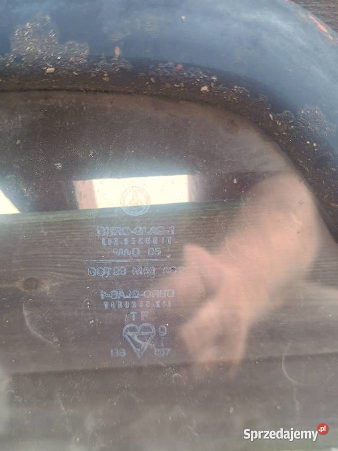 Szyba boczna drzwi trójkąt Mercedes 207d kaczka Lublin sprzedam