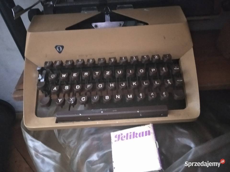 Maszyna do pisania walizkowa beżowy mazowieckie Warszawa
