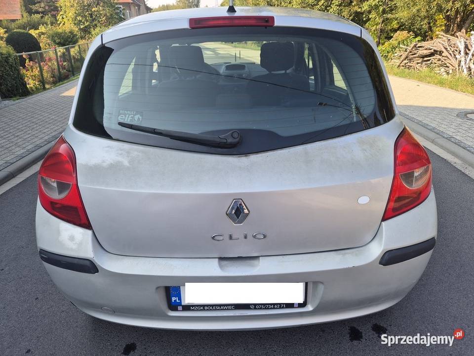 RENAULT CLIO III 1200 BENZYNAGAZ srebrny Golf Plus dolnośląskie