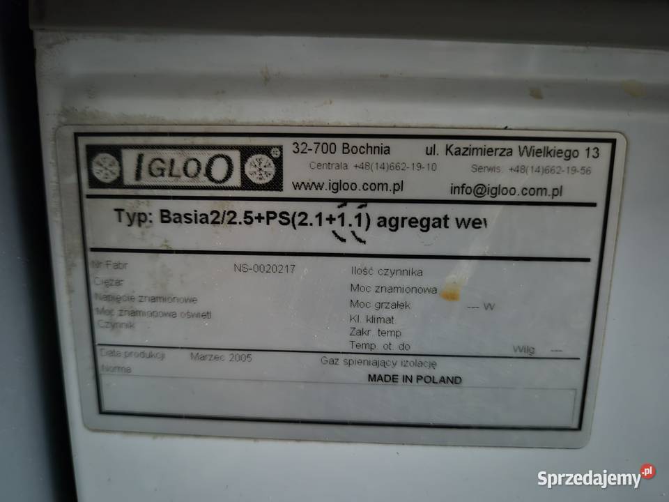 Lada chłodnicza sprzedam Sklep mazowieckie Warszawa sprzedam