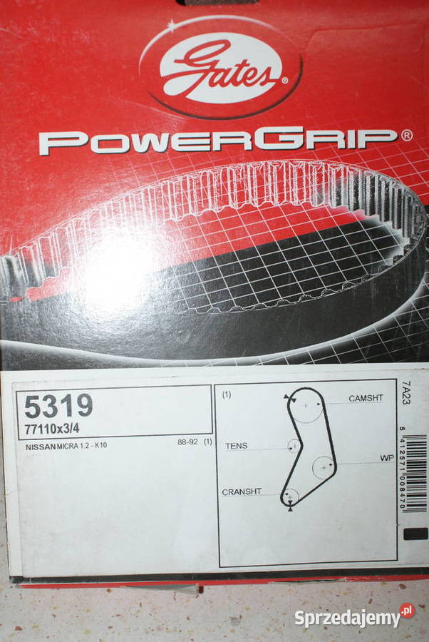 5319 GATES PASEK ROZRZĄDU NISSAN 12 110 Białobrzegi