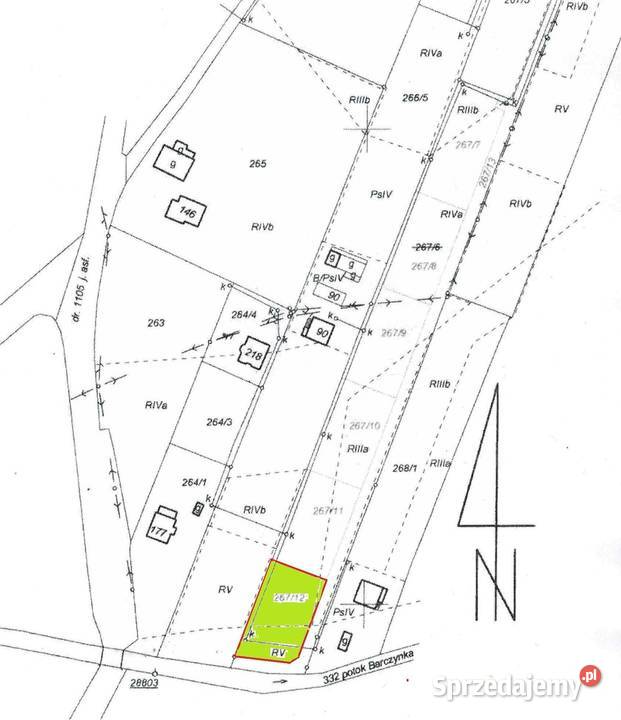 Działka budowlana Stadła bez pośredników 27m Podegrodzie sprzedam