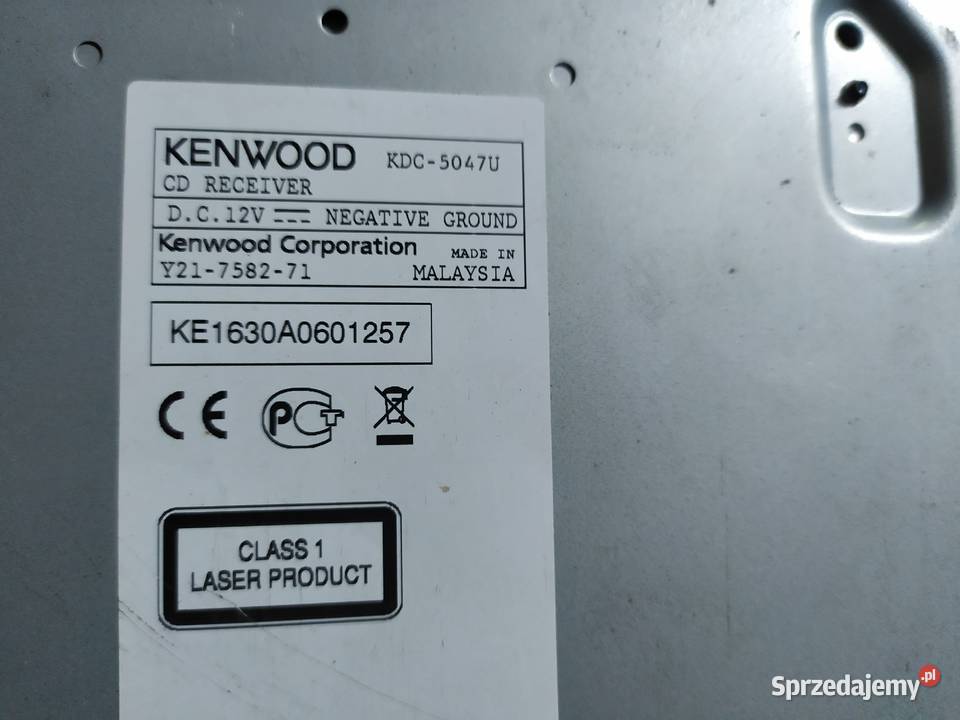 Radio samochodowe Kenwood KDC5047U Stare Faszczyce