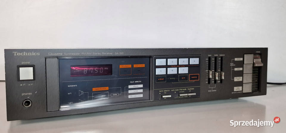 Amplituner technics SA150 SA 150 tuner radio Międzychód