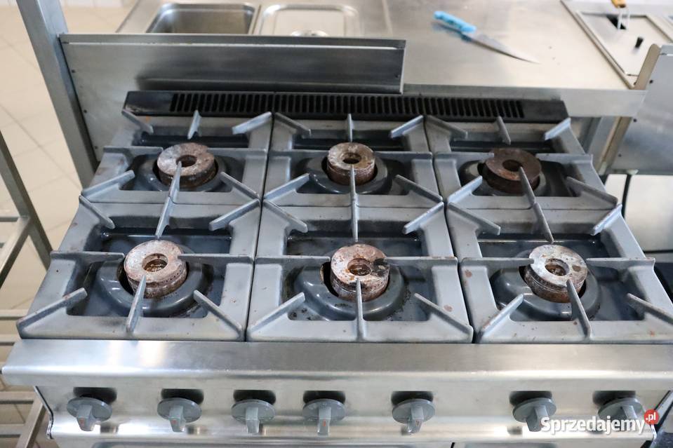 Kuchnia gazowa 6palnikowa z piekarnikiem gazowym Pszczyna sprzedam
