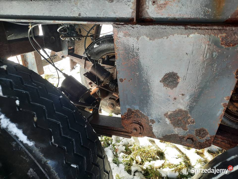Przyczepa sztiwna 8m Przyczepy rolnicze Chochołów