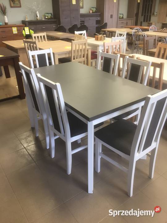 stół 6 krzeseł w nowoczesnym stylu