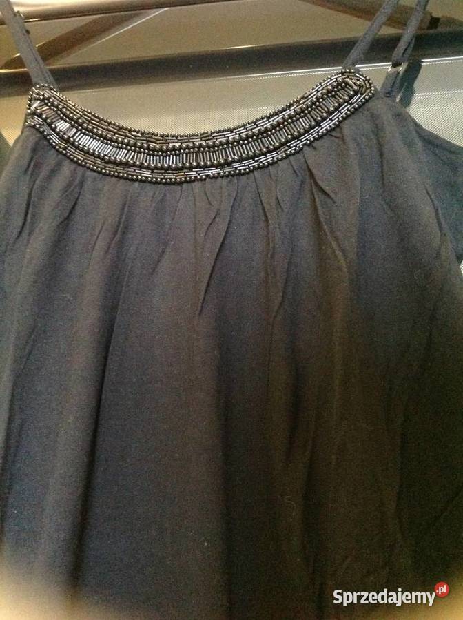 Top Bluzka Czarna Damska ATMOSPHERE S NOWA Bluzki i koszule Nowa Sól