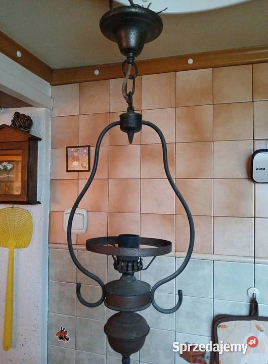 Lampa z epoki do odrestaurowania Całkowita Tarnobrzeg sprzedam