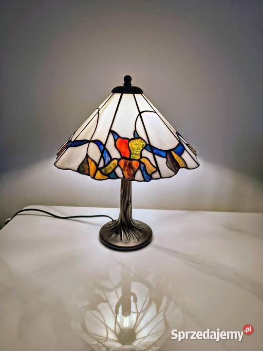Lampa witrażowa stołowa nocna biurowa Tiffany Lampy stołowe i nocne sprzedam