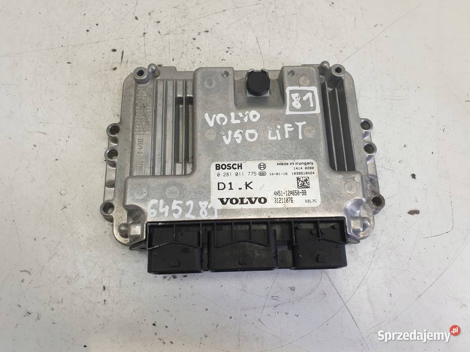 Volvo S40 II V50 16 D STEROWNIK SILNIKA komputer Komputery Janów