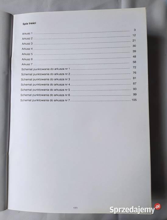 TESTY ĆWICZENIA gimnazjum MATEMATYCZNO Hajnówka sprzedam