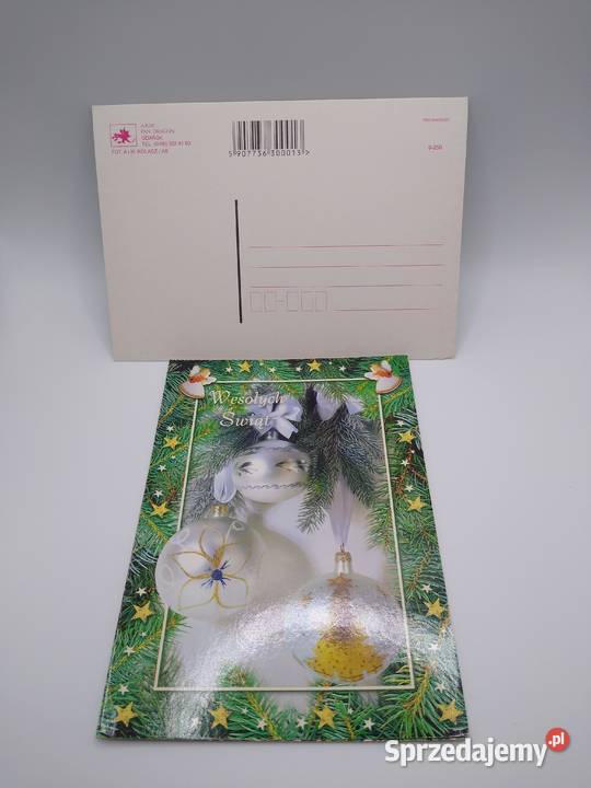 Kartka świąteczna Boże Narodzenie zestaw 8 Pan