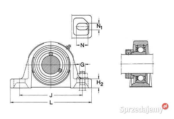 Obudowa łożyska kpl SKF SY35FMSKF Osprzęt roboczy Kamionna sprzedam