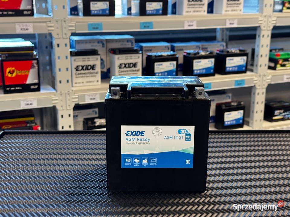 Akumulator EXIDE 12V 30 Ah SLA YIX30 AGM1231 Części samochodowe Jasło