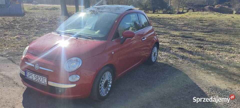 Fiat 500 12benzpanorama dach klimatyzacja Fiat Pszczyna