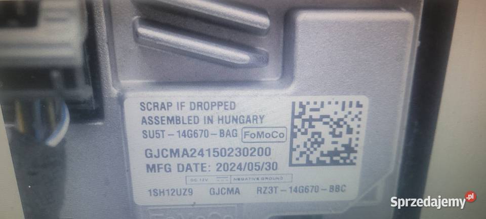 MODUŁ FORD TRANSIT RZ3T14G670BEC 2776502 Motoryzacja Radom