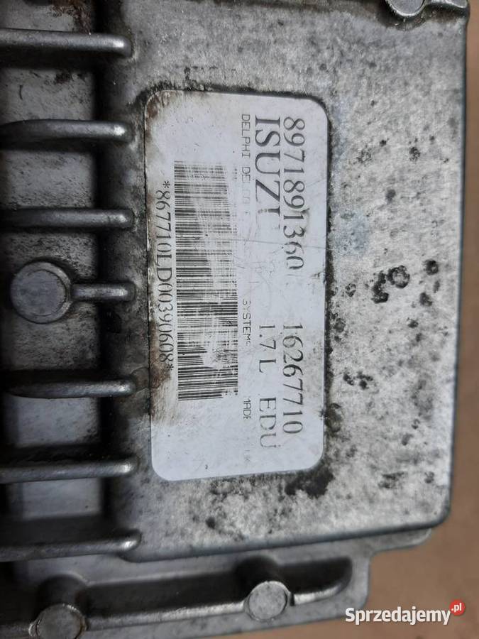 Sterownik pompy wtryskowej opel astra g 17 dti Skwierzyna