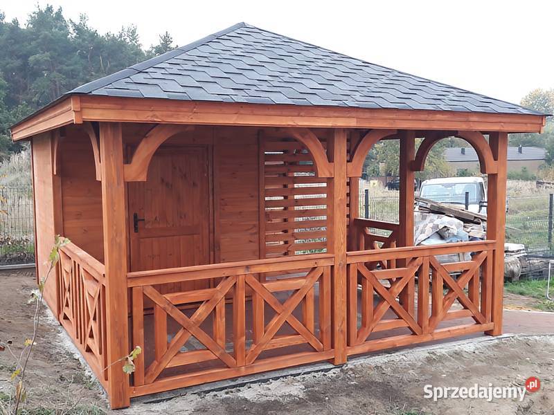 Domek domeczek letniskowy Staś 4x4m altana Parzymiechy sprzedam