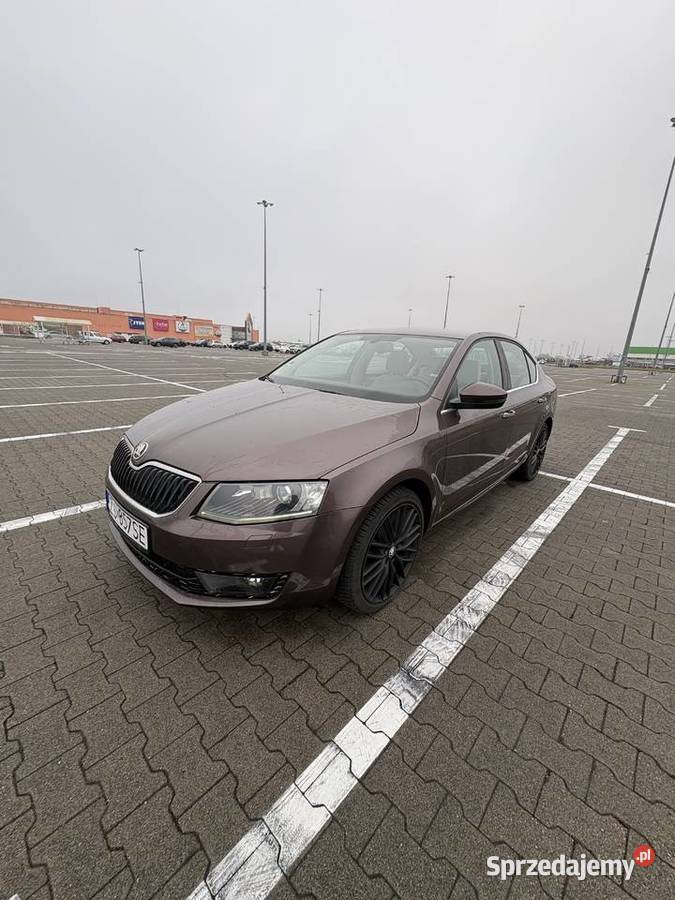 Skoda Octavia III 18 TSI 2014 BixenonLed brązowy Szczecin