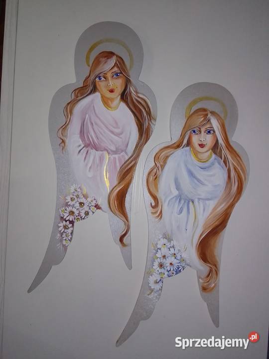 Anioł malowany ręcznie Katowice sprzedam