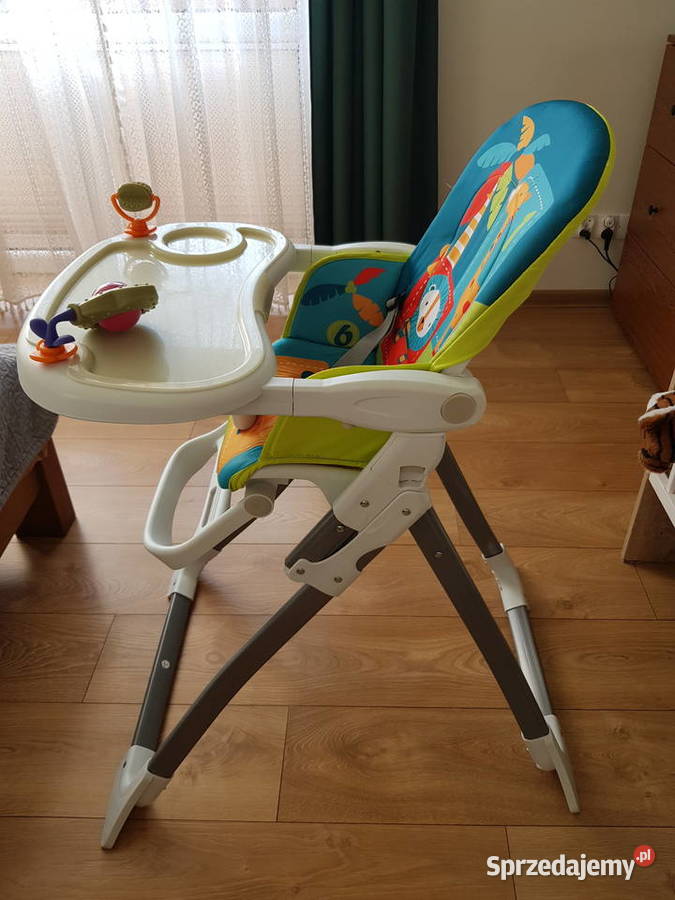 Krzesełko do karmienia marki Smiki Dżungla Żołynia
