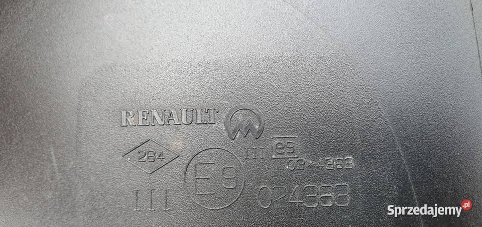 LUSTERKO PRAWE DACIA LOGAN Bieleń