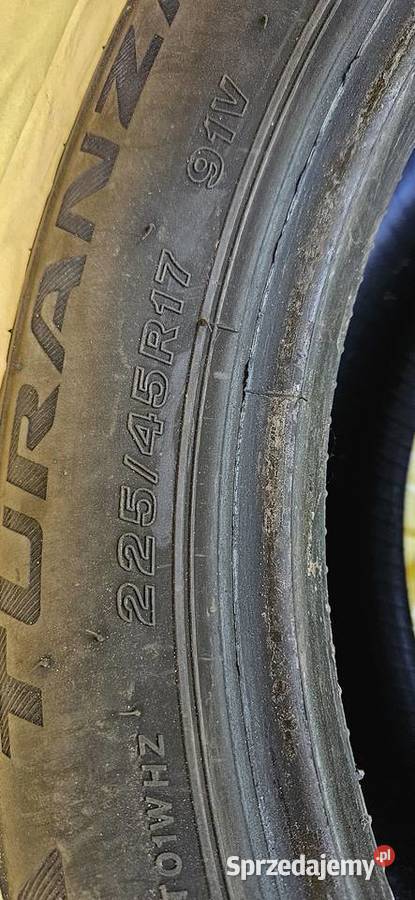 Opony Bridgestone Turanza 22545 r17 R 17 Błonie sprzedam