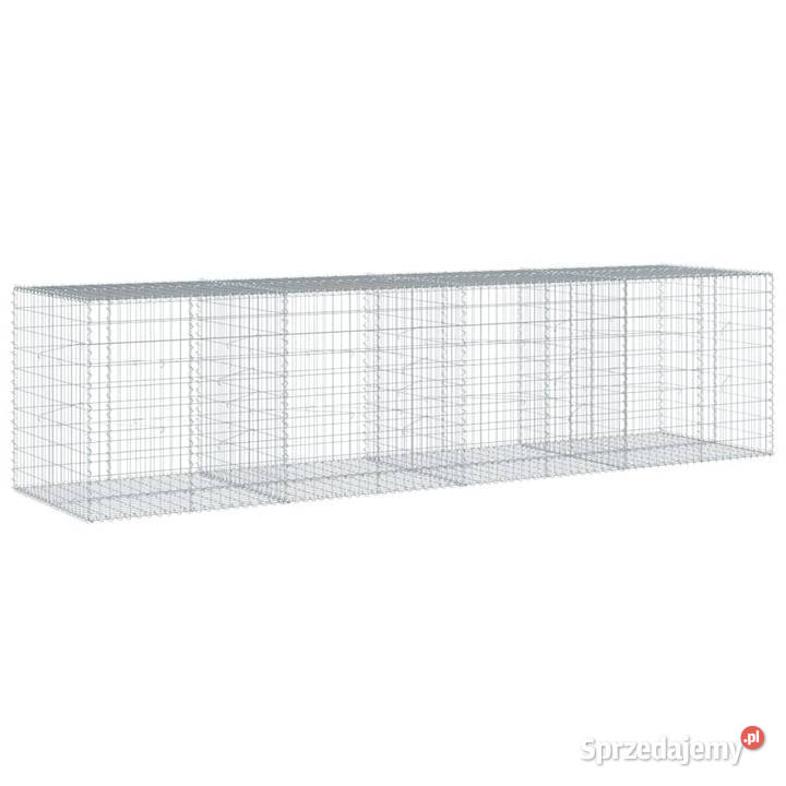Kosz gabionowy z pokrywą 400x100x100 mazowieckie Warszawa