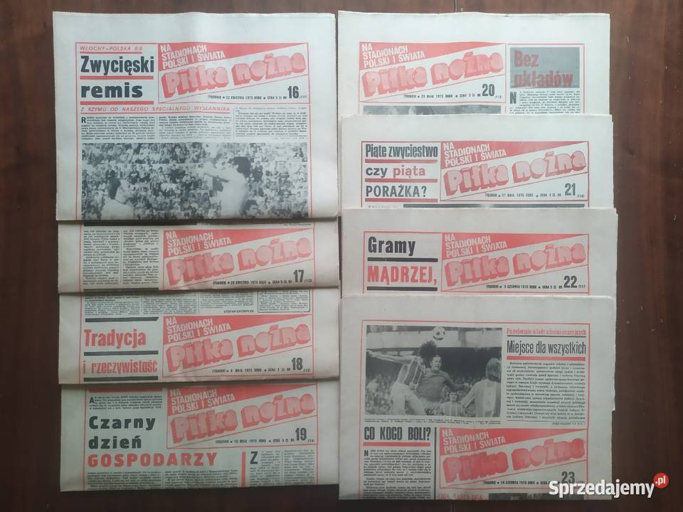 Tygodnik Piłka Nożna rocznik 1975 Łódź