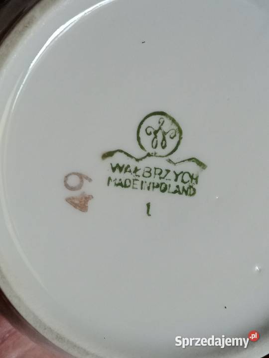 Komplet porcelanowy Prl Łódź