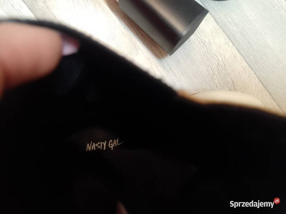 40 Nasty Gal Skórzane botki biznesowe z Londynu Półbuty małopolskie Kraków