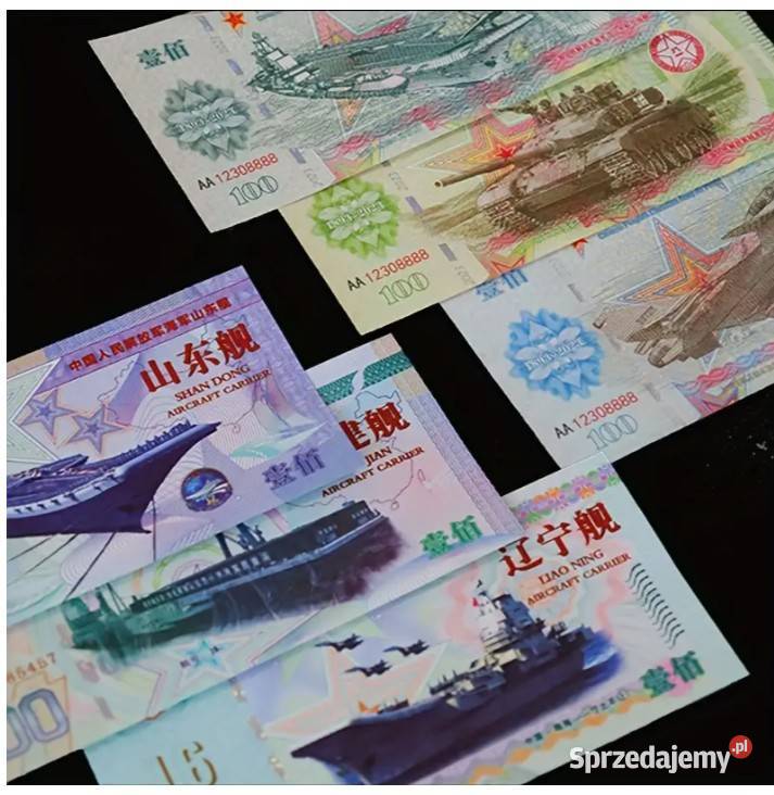 Kolekcjonerski zestaw banknotów z Wzorami Air Warszawa