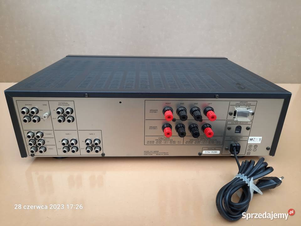 Znakomity wzmacniacz Harman Kardon HK6500