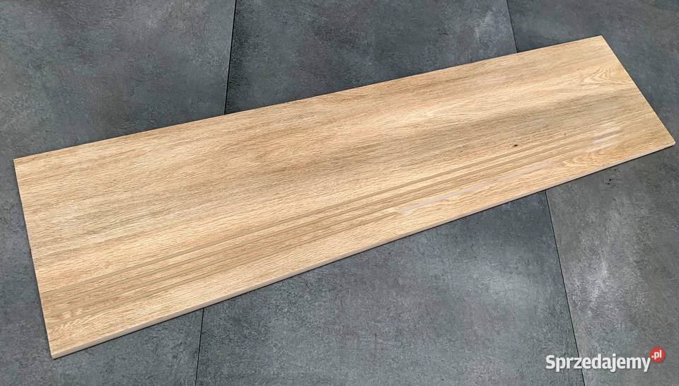 Płytki na schody drewnopodobne 100x30 schody Łask