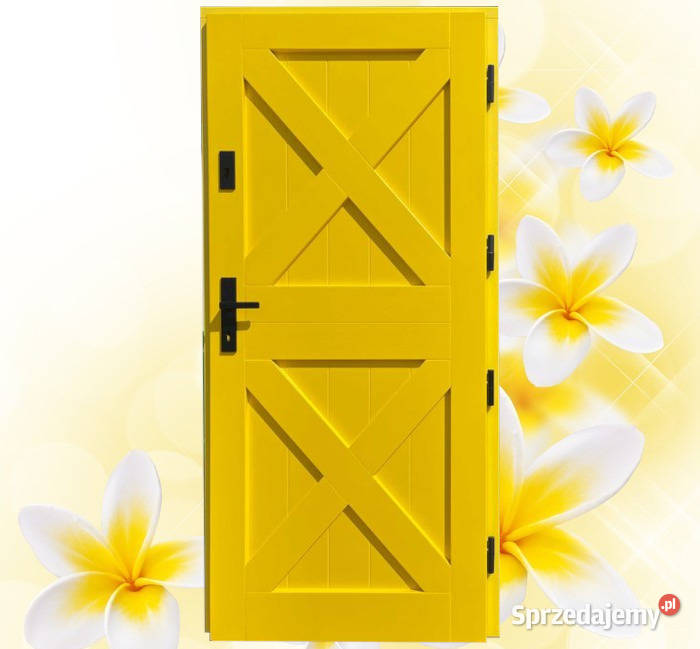 Drzwi Zewnętrzne Wejściowe Drewniane DOTACJE sprzedam