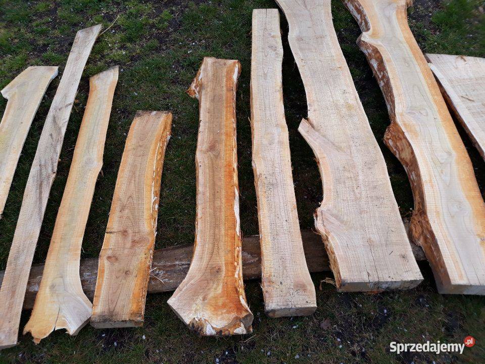 Deski brusy tarcica foszty wiśnia wiśniowe Susiec