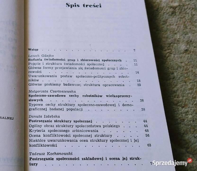 Obraz świadomości robotników wielkoprzemysłowych Rok wydania 1980 pomorskie