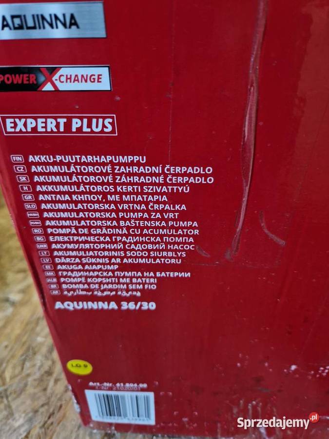 Akumulatorowa POMPA Ogrodowa AQUINNA 3630 wielkopolskie Głogowa