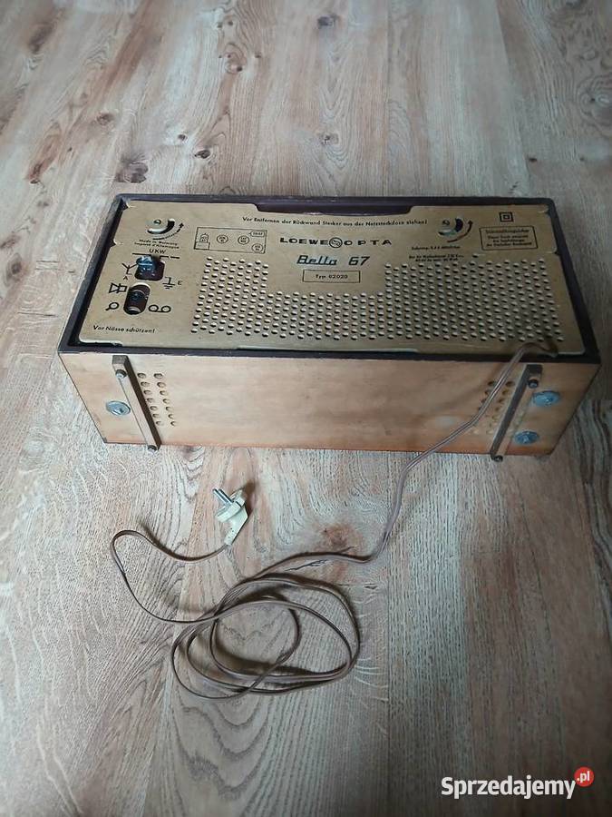 Radio lampowe firmy Loewe Opta z 60 lat Kraków