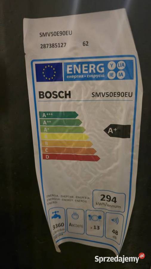 Zmywarka BOSCH 60 do zabudowy SMV50E90EU SILENCE dolnośląskie