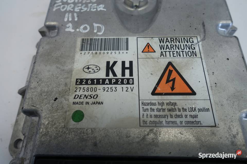 Forester III 20 D STEROWNIK SILNIKA Komputer osobowe