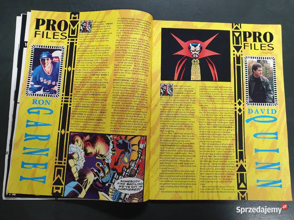 Ghost Rider The Midnight Sons Magazine 1993 Amerykańskie Gdynia