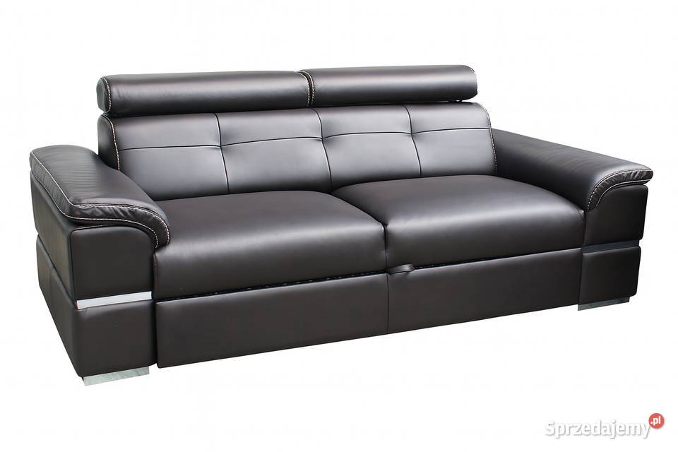 Nowoczesny komplet Dante 321 skóra naturalna 100 Piasek