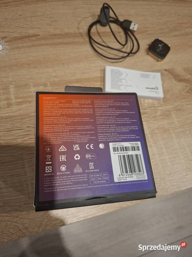 SmartWatch GTS 3 Pozostałe Damasławek