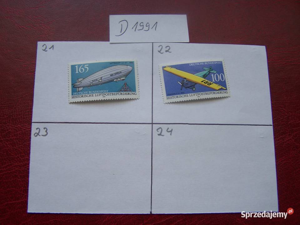 Niemcy 1991 MNH Znaczki z roczników WYBIERAJ Tychy
