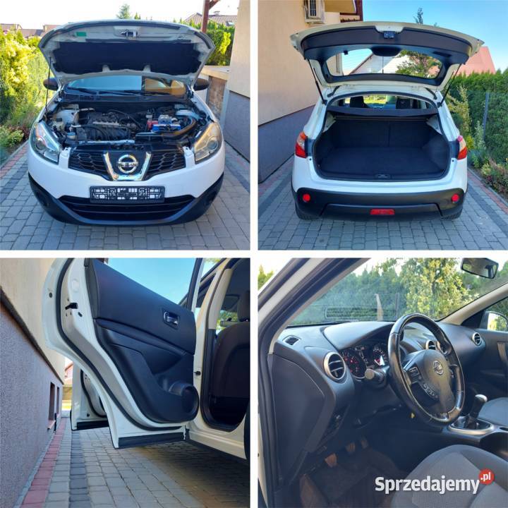 Nissan Qashqai16Benzyna LPG2013 KlimaORYGINALNY biały Przemyśl