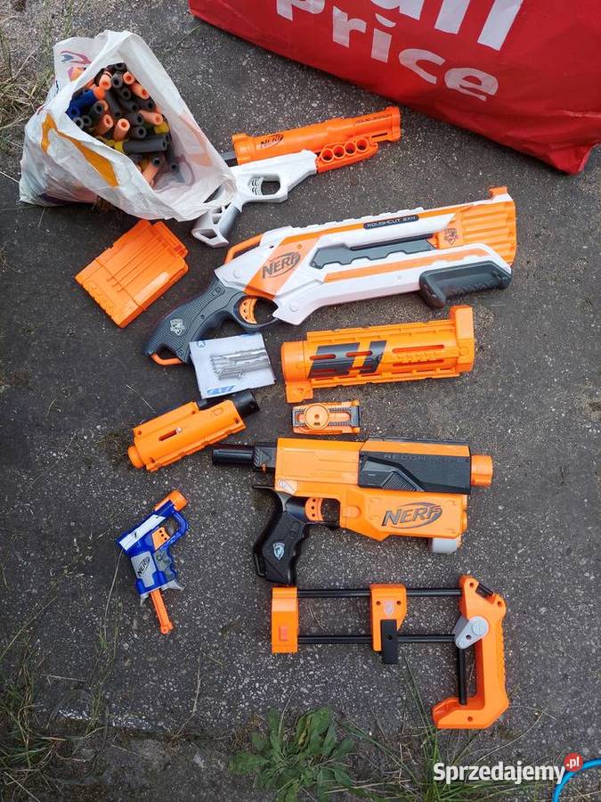 Nerf duży zestaw pistoletów Bydgoszcz