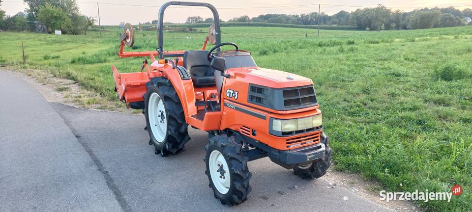 Traktorek Kubota GT3 z glebogryzarką piękny stan Augustów